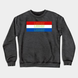 Leiden City in Netherlands Crewneck Sweatshirt